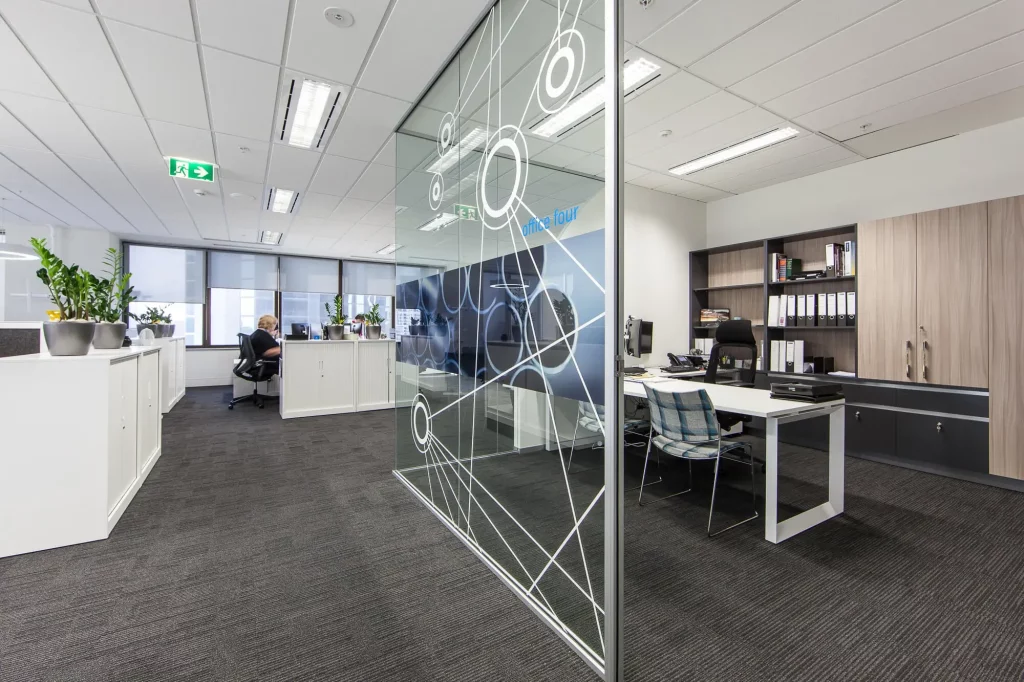 Wall graphics perth, window graphics, glazing films, logo signage, business branding, business signage, corporate signage, commercial signage, commercial fit out signs, wall decals, logo signs, reception signage