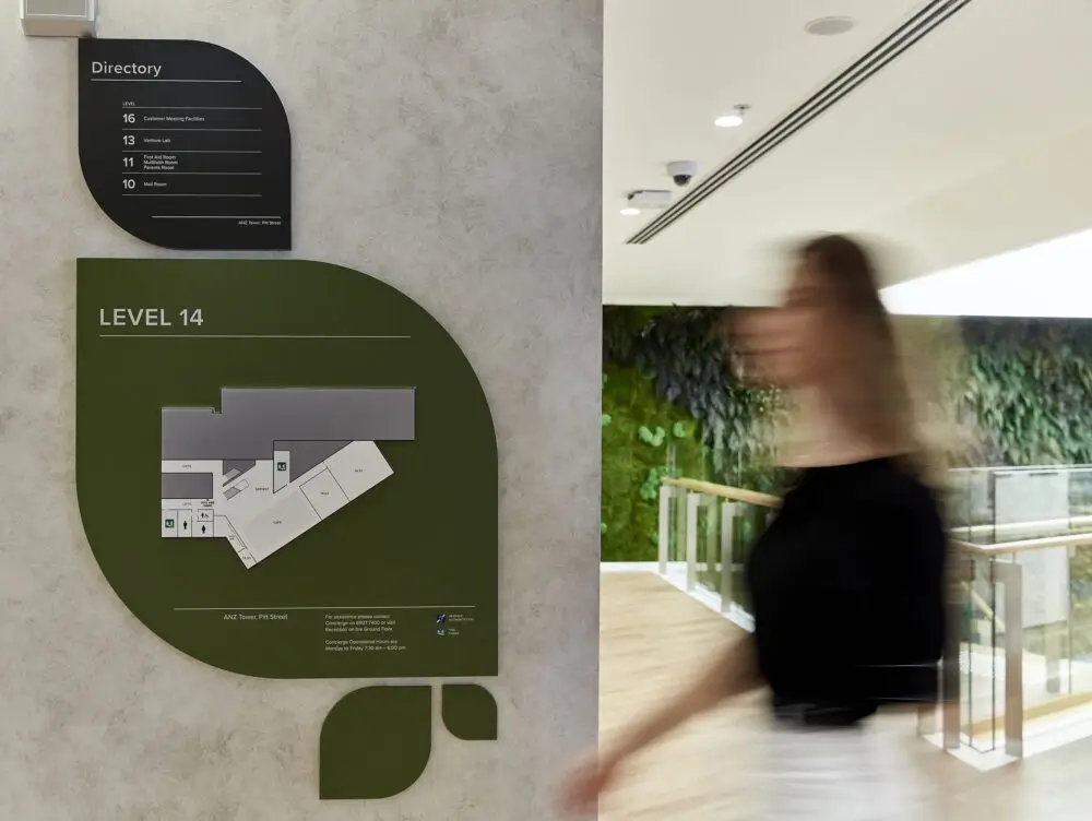 Directory Signs, Signage Company Australia, Commercial Signage, Custom signage perth, wayfinding systems, office design, workplace signage, architecture signage