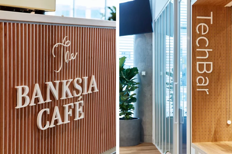 cafe signage, 3d lettering signs, custom signs perth, signage company, commercial signage, office signage, workplace signage