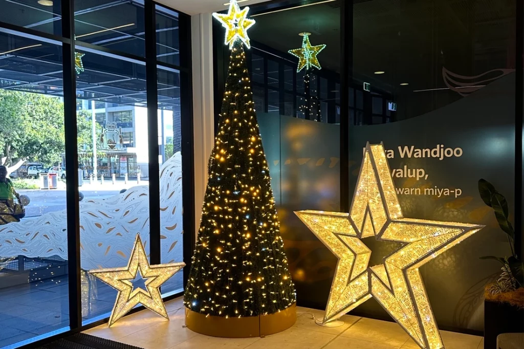 Indoor Christmas Displays, Corporate Christmas Displays, Christmas Trees Perth
