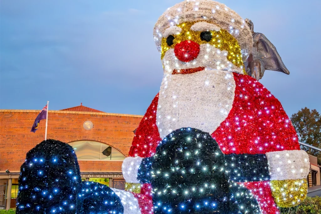 Outdoor Christmas Displays, Roundabout Christmas Decorations, Local Councils Christmas
