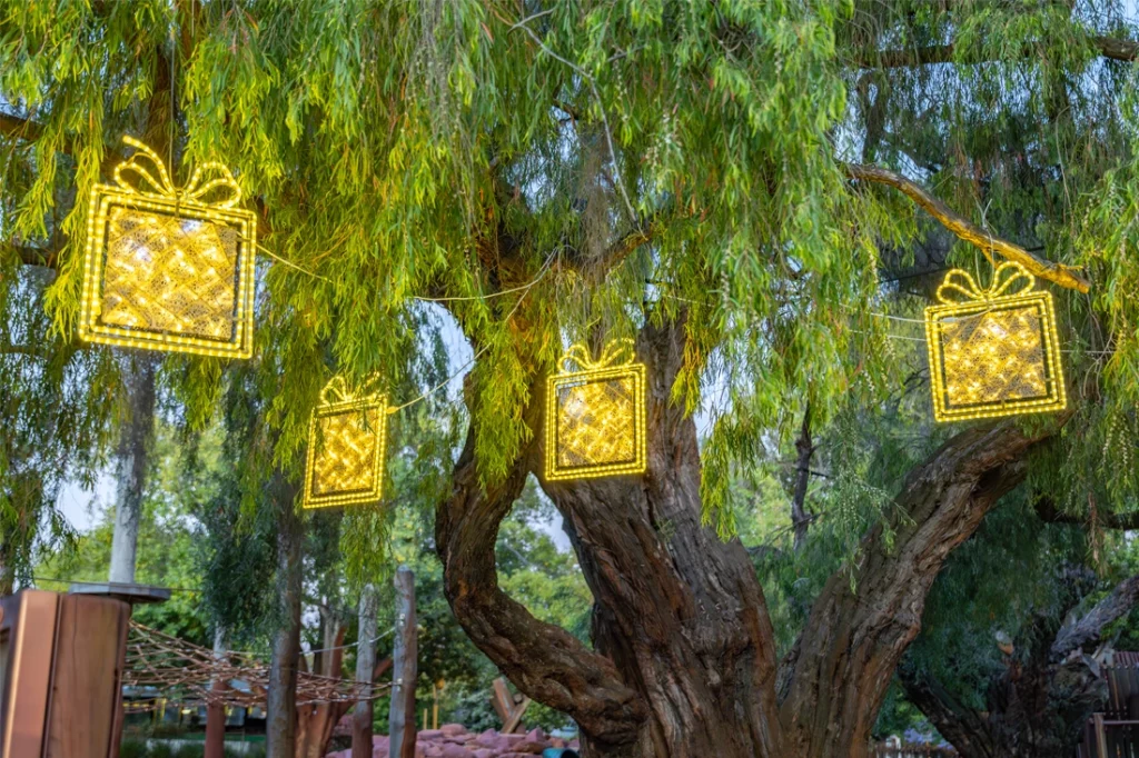 Christmas Lighting Installations, Hanging Christmas Decorations, Perth Christmas