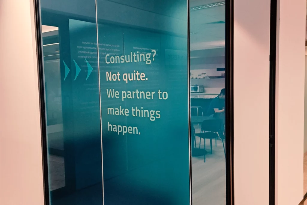 Company Culture branding, Signage for workspaces, complete branded signage package