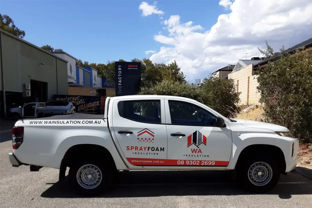 Ute Signage Perth, Commercial Vehicle Signage, Vehicle Decals, Work vehicle Signage