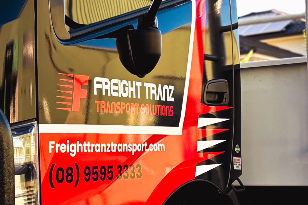vehicle Signage perth, Truck wrapped with custom vinyl graphics, custom vehicle wraps, car wrap design