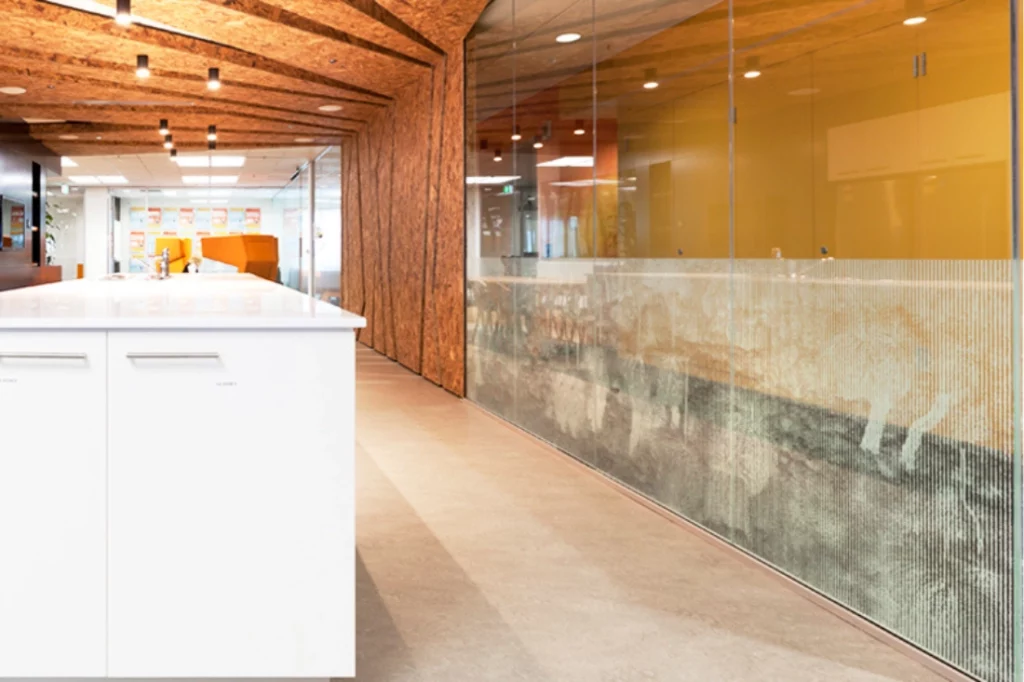 Grainy Film Signage Window