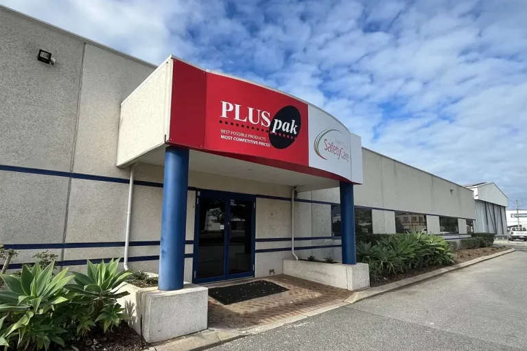 Commercial Business Signage on a Factory entrance building